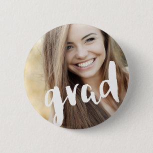 Foto Personalisiert Moderne Grad Celebration Button