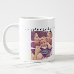 Foto Personalisiert Typografie Jumbo-Tasse