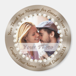 Foto, Personalisierte Gastgeschenke Hochzeiten BUL Magnet