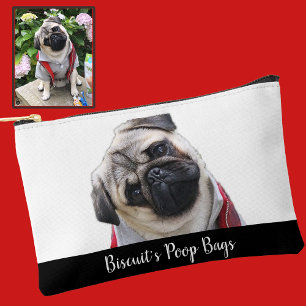 Foto Personalisierte Hundemutter mit Foto-Tasche Zubehörtasche