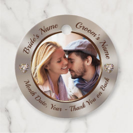 FOTO, Personalisierte Tags für Gastgeschenke Hochz Geschenkanhänger