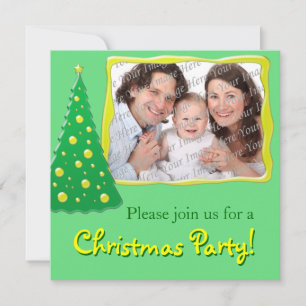 Foto Personalisierte Weihnachts-Party Einladungen