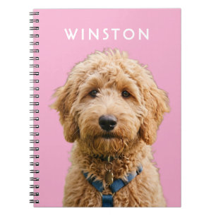 Foto personalisierter Hunde Name - BESCHREIBUNG LE Notizblock