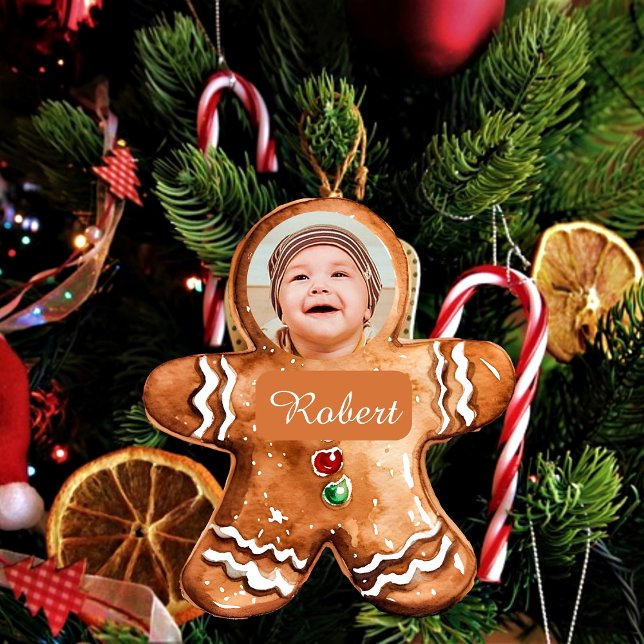 Foto personalisierter Lebkuchen Fotoskulptur Ornament (Von Creator hochgeladen)