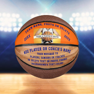 Foto, Personalisierter Mini Basketball, FARBEN ÄND Mini Basketball