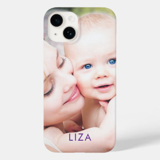 Foto Personalisierter Name Benutzerdefiniert Schli Case-Mate iPhone 14 Hülle