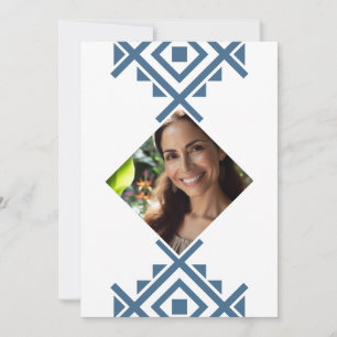 Foto Personalizada Invitación de 40 Años Aztec Einladung