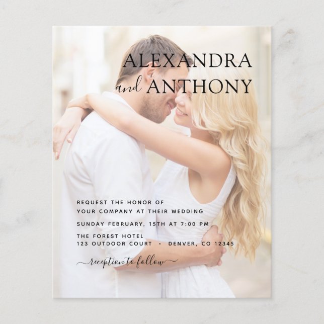 Foto Picture Wedding Romantic Elegante (Vorderseite)