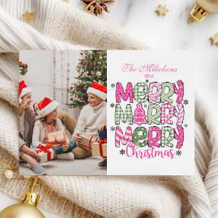 Foto Pink Grüne Frohe Weihnachten Ferien