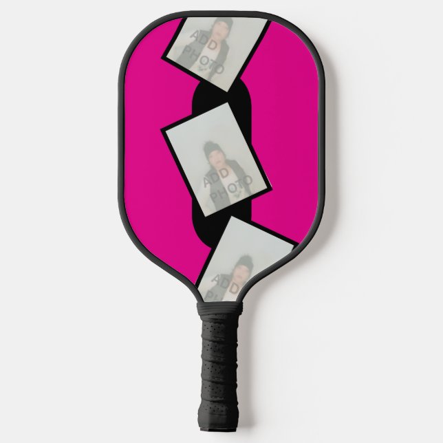 Foto Pink Pickleball Paddel Schläger (Rückseite)