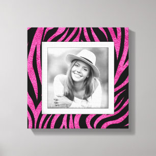 Foto Pink Zebra Leinwanddruck