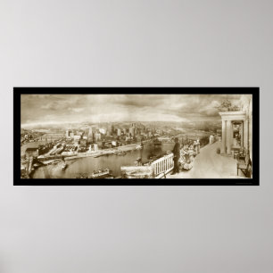 Foto Pittsburgh 1909 Poster