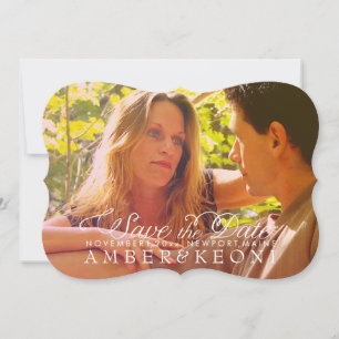 Foto PixDezines rette Datums-/Sonnenbrust-Overlay Save The Date