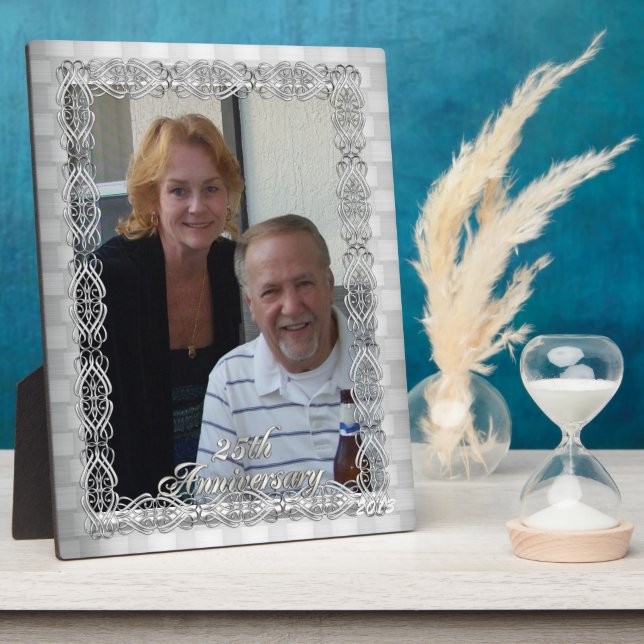 Foto-Plakette zum 25. Jahrestag Fotoplatte (Seite)