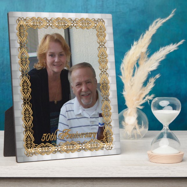 Foto-Plakette zum 50. Jahrestag Fotoplatte (Seite)