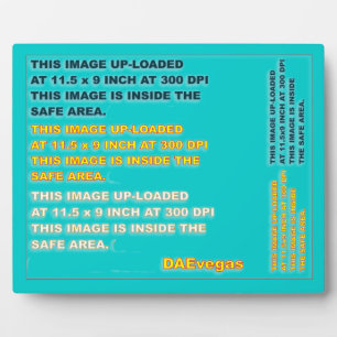 Foto Plaque 8 X 10 Bearbeiten Ändern Sie die Farbe Fotoplatte