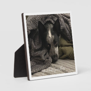 Foto Plaque mit Border and Text HAMbWG Fotoplatte