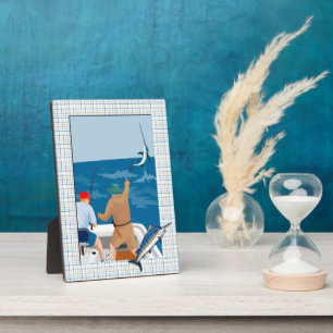 Foto Plaque - Vertikaler Rahmen - Blue Marlin Kari