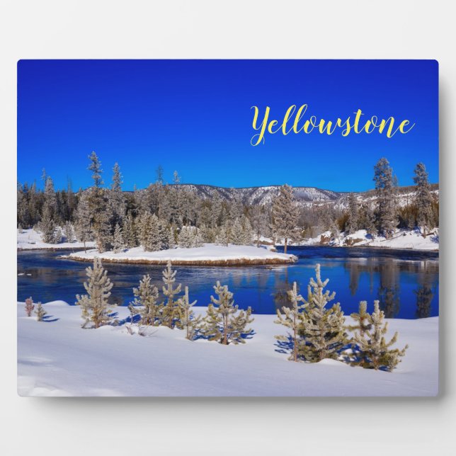 Foto Plaque-Yellowstone Fotoplatte (Vorderseite)