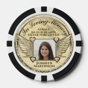 Foto Pocket Memorial in Love Memory Pokerchips