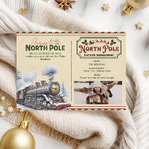 Foto Polar Express Weihnachtskarte