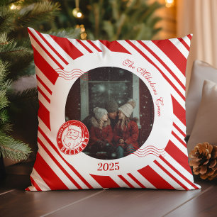 Foto Polar Express Weihnachtskarte Kissen