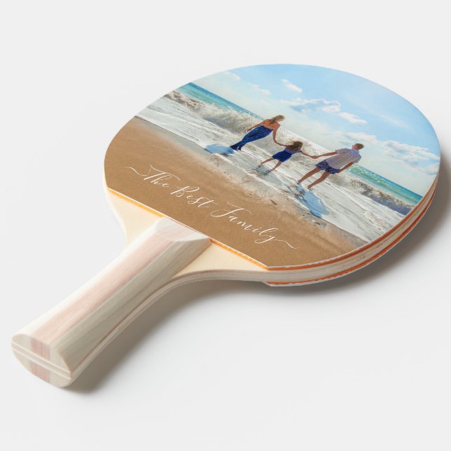 Foto Pong Paddles Geschenk für Ihre Familie anpass Tischtennis Schläger (Vorderseite)