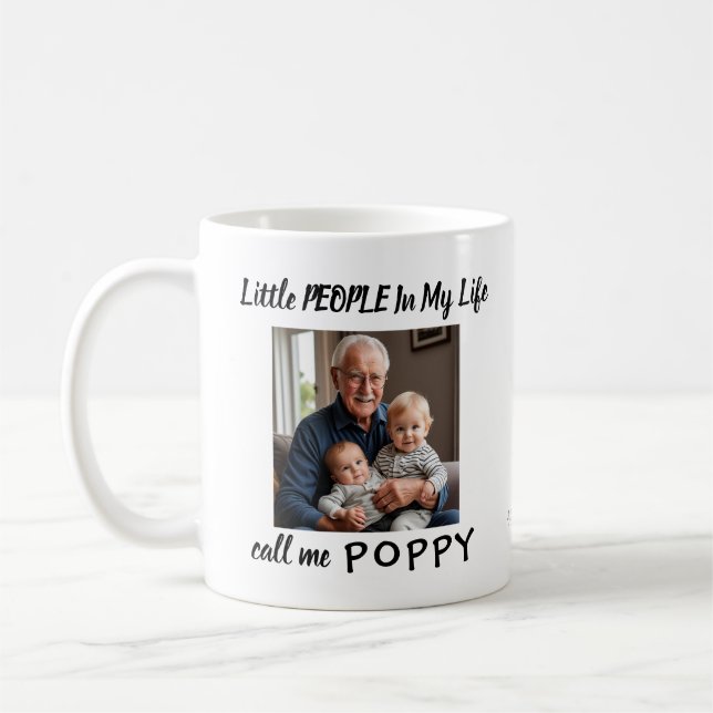 Foto Poppy/ Garnelen PERSONALISIEREN Tasse (Links)