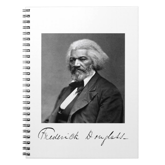 Foto Portrait von Frederick Douglass Notizblock (Vorderseite)
