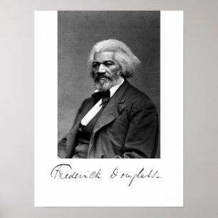 Foto Portrait von Frederick Douglass Poster