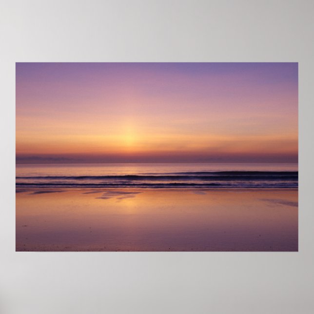 Foto-Poster drucken von Ocean Beach Sunrise Poster (Vorne)