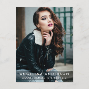 Foto-Postkarte des modernen Schauspielers Postkarte