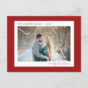 Foto Postkarte   Moderne Weihnachten