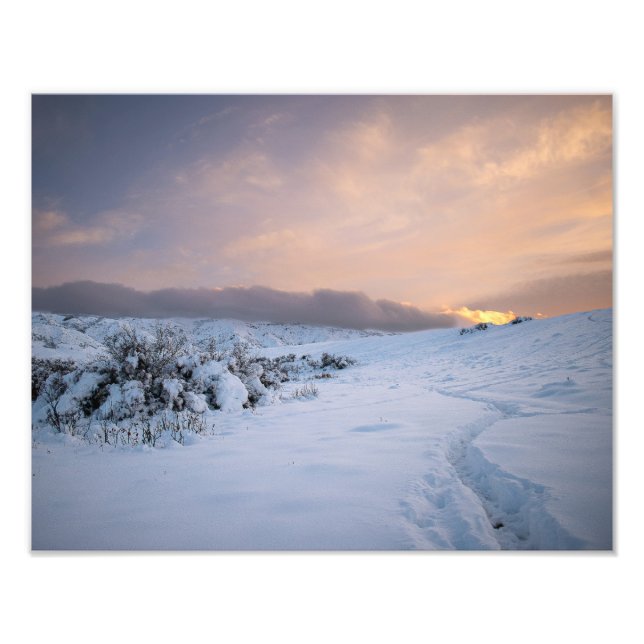 Foto Print/Casper Mountain Seasons/Winter Sunset (Vorne)