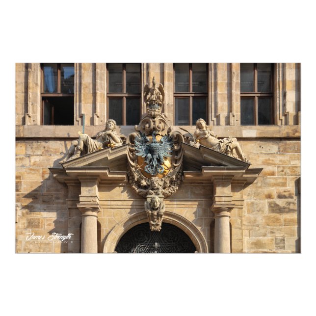 Foto Print: Nürnberger Gerichtsgebäude (Vorne)
