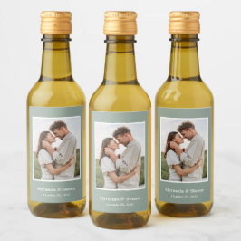 Foto Probe Abendessen Eukalyptus Weinetikett