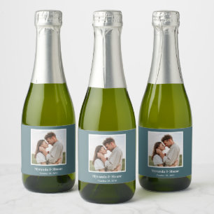 Foto Probedinner Teal Mini Glitzernder Wein La