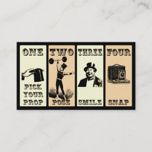 Foto Prop-Zeichen Visitenkarte