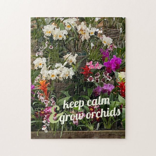 Foto-Puzzle behalt Calm & Grow Orchids Puzzle (Vertikal)
