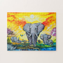 Foto Puzzle mit Geschenkboxen