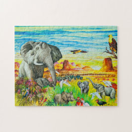 Foto Puzzle mit Geschenkboxen