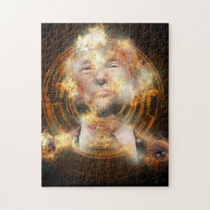Foto-Puzzlespiel Donald Trump 11x14 mit Puzzle