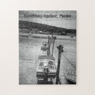 Foto-Puzzlespiel w/Box Dockside Boothbay Puzzle