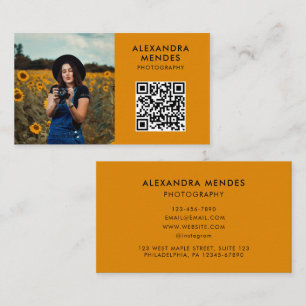 Foto QR Code, Fotograf Visitenkarte