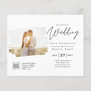 FOTO QR CODE für Hochzeit Einladende UAWG Flyer