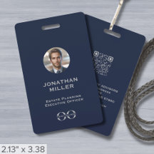 Foto QR-Code Mitarbeiter-ID-Abzeichen