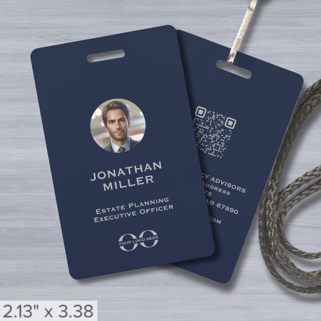 Foto QR-Code Mitarbeiter-ID-Abzeichen Ausweis (Von Creator hochgeladen)