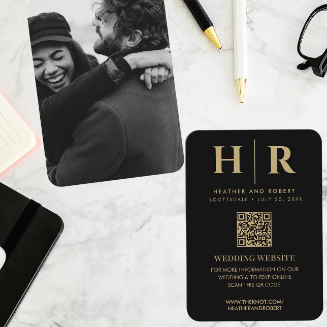 Foto QR Code-UAWG für das Hochzeitmongramm Begleitkarte (Von Creator hochgeladen)