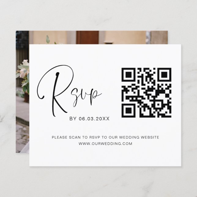 Foto QR Code UAWG Wedding Website (Vorne/Hinten)