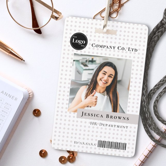 Foto QR für das Logo der modernen Business Employe Ausweis (Von Creator hochgeladen)